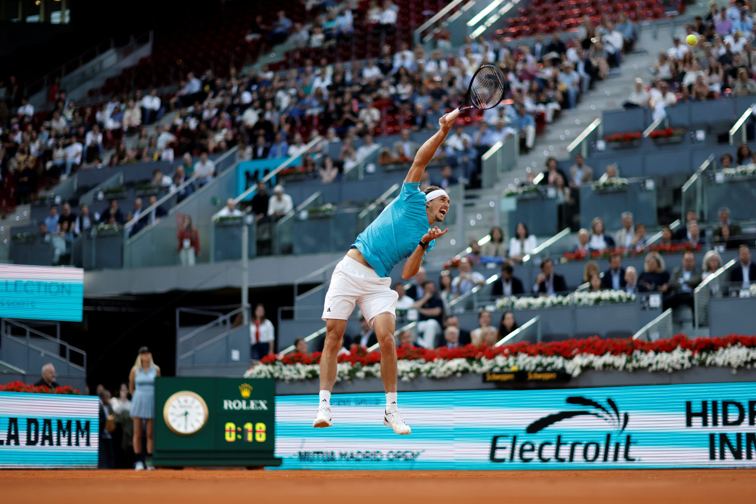 Masters 1000 de Madrid: Zverev, tout en puissance, se débarrasse d’Atmane