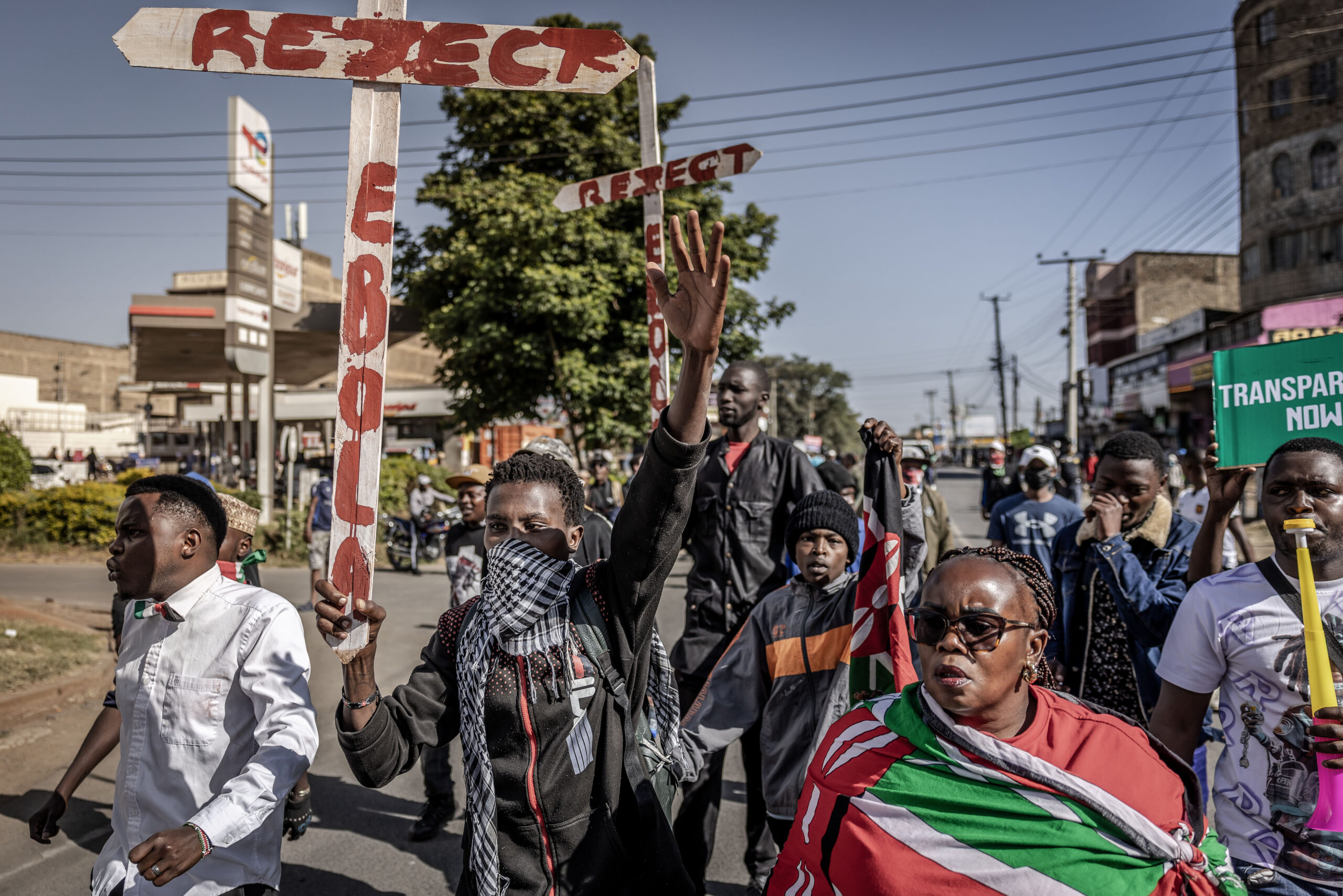 Ebola: arrestations et lacrymogènes contre des manifestants opposés à un centre de quarantaine américain au Kenya