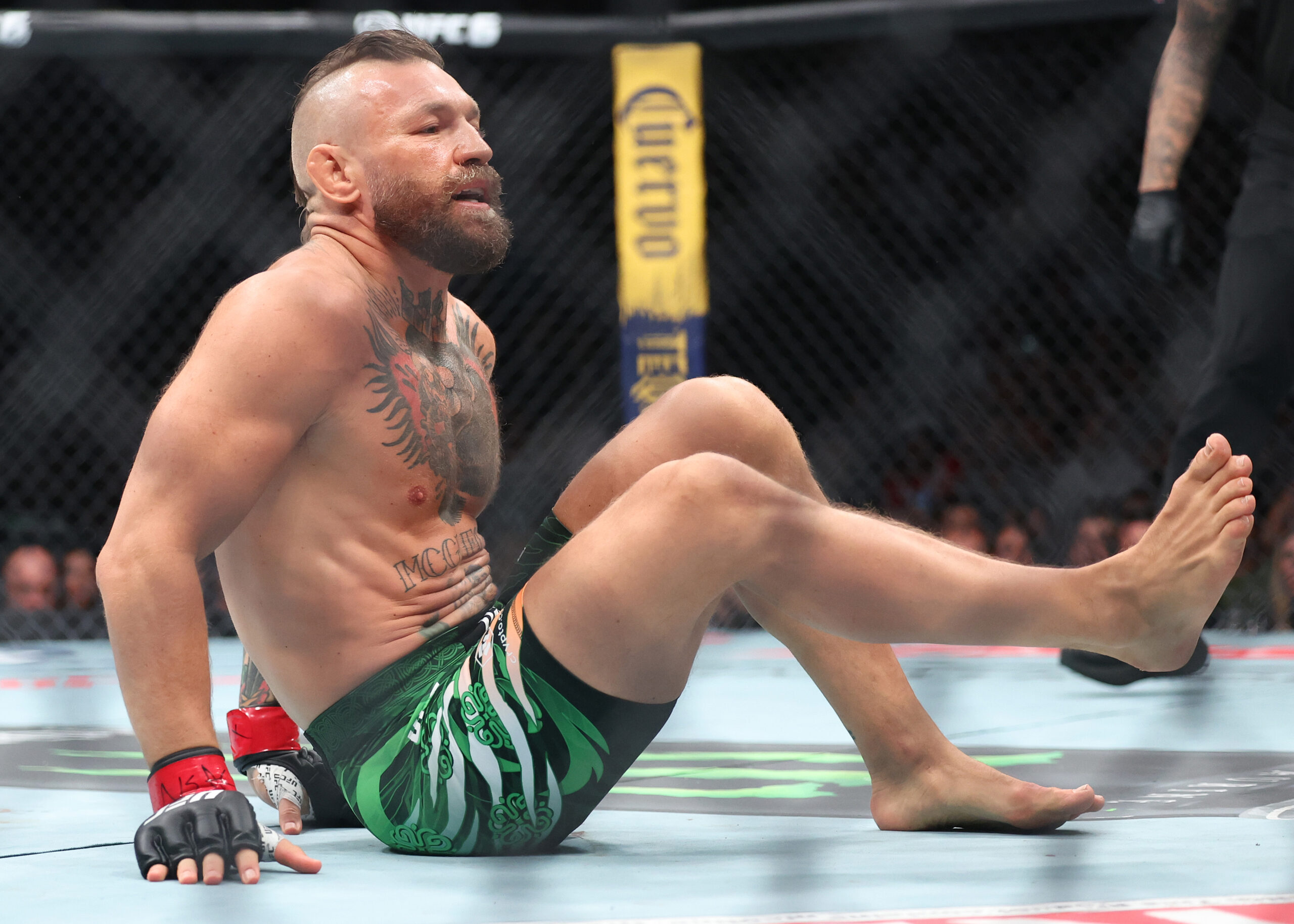 MMA: retour raté et blessure pour McGregor, défaite rapide de Saint Denis