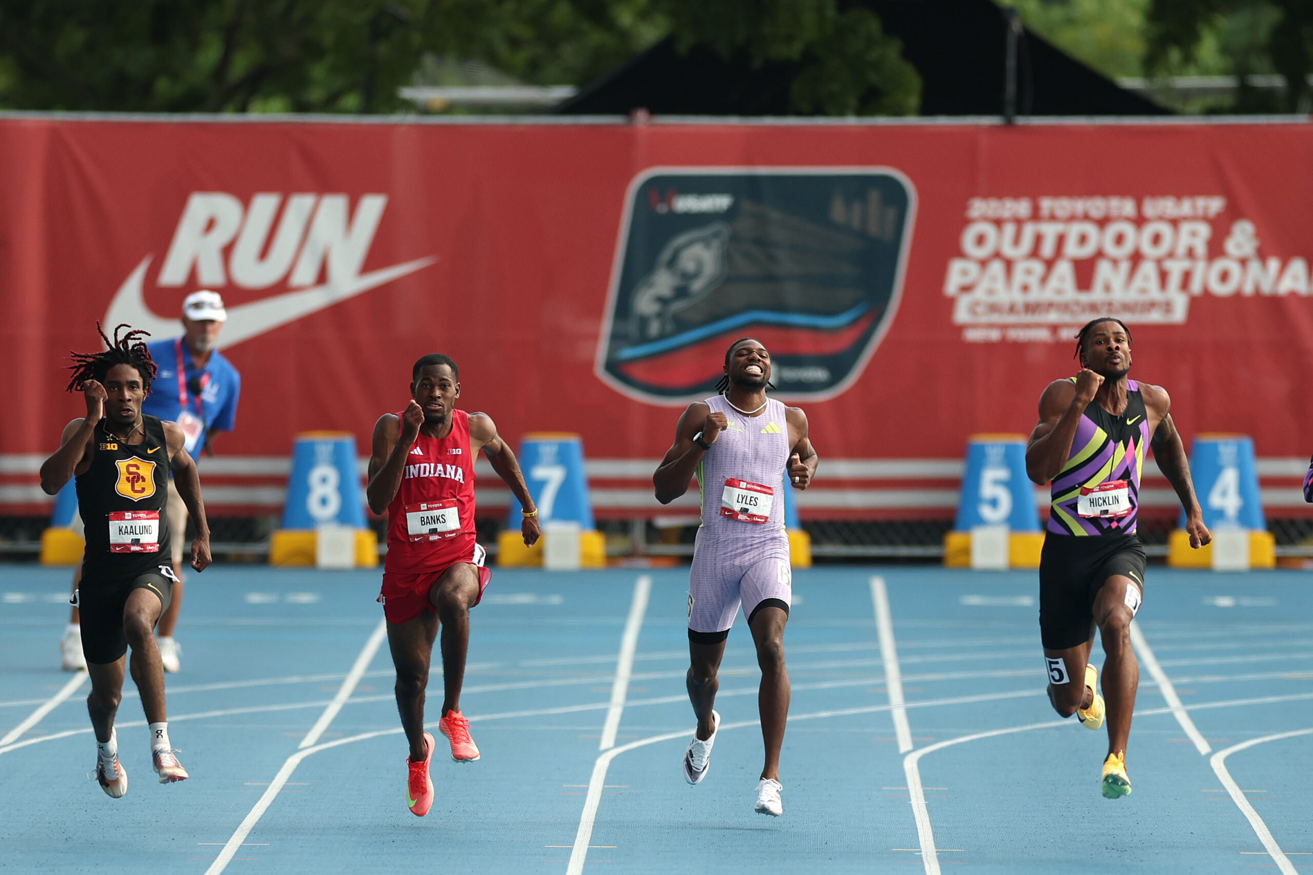 Athlétisme: Noah Lyles victime de “crampes” en finale du 200m des championnats US